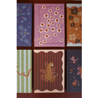 Notebook Pink Hearts and Flowers