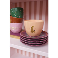 Large Peach Cup Leopard