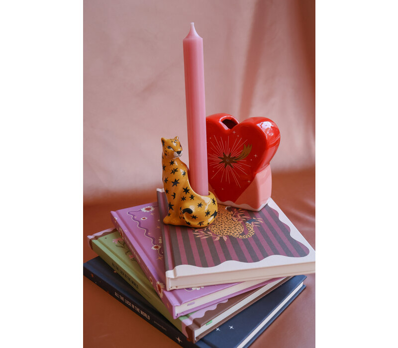 Candleholder Leopard