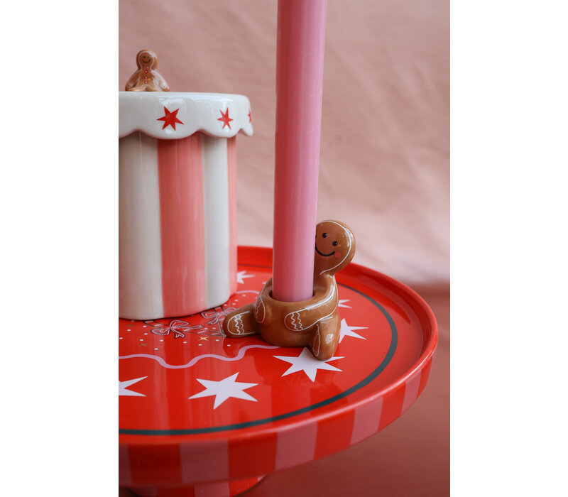 Candleholder Gingerbread Man
