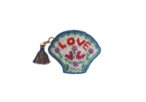 All the Luck in the World Tiny Wallet - Love Shell