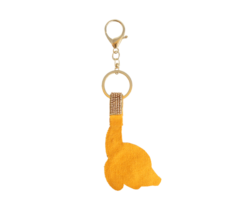 Beaded Keychain - Banana