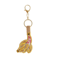 Beaded Keychain - Banana