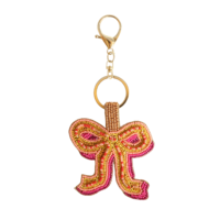 Beaded Keychain - Bow