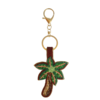 All the Luck in the World Beaded Keychain - Palmtree