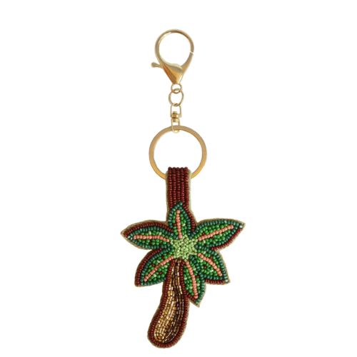 Beaded Keychain - Palmtree 
