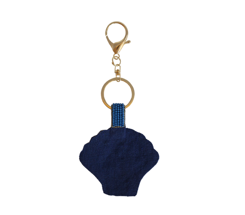 Sleutelhanger met Kraaltjes - Love Schelp