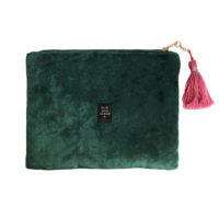 Big Beaded Wallet -  Cat and Flowers