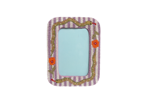 All the Luck in the World Beaded Photo Frame -  Snake