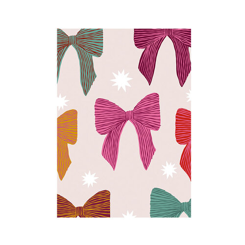 Card - Multi colored bows 