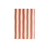 All the Luck in the World Small Notebook Journal with Stripes Orange White