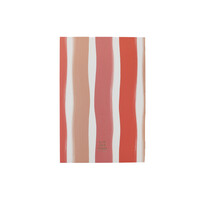 Small Notebook Notes with Stripes Pink White