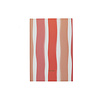 All the Luck in the World Klein Notitieboekje Notes met Strepen Roze Wit