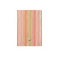 Klein Notitieboekje Notes met Strepen Pink Beige