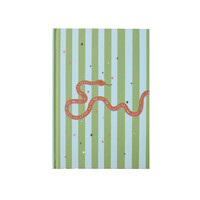 Notebook Snake with Stripes