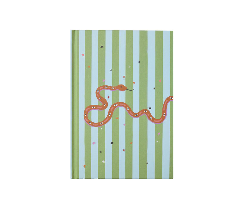 Notebook Snake with Stripes