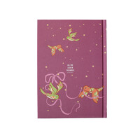 Notebook Purple with Birds