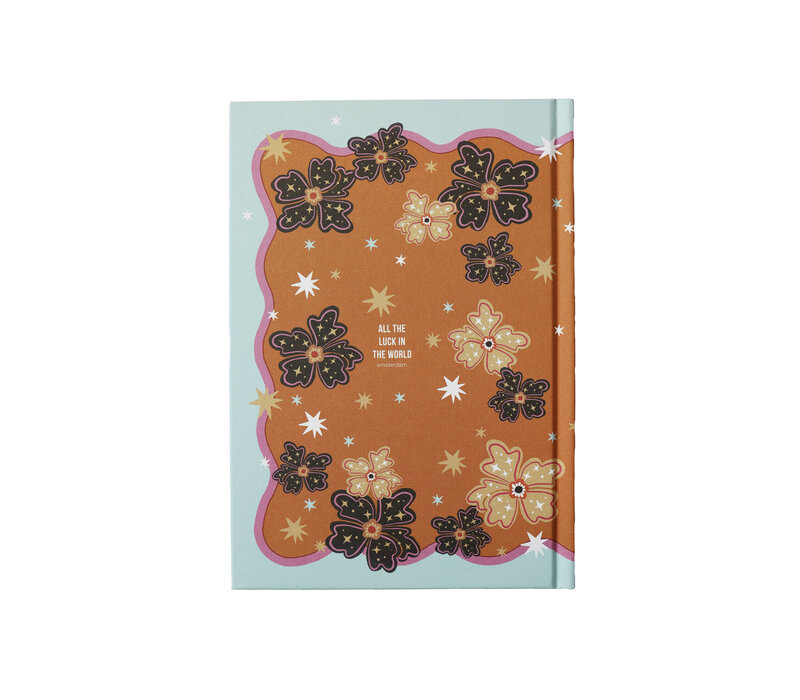 Notitieboekje Oranje Bloemen