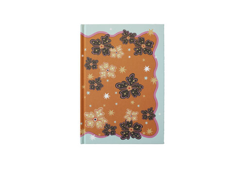All the Luck in the World Notebook Orange Flowers