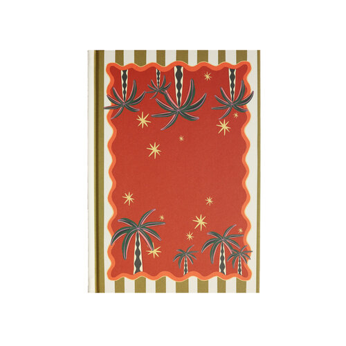 Notebook Palmtree with Stripes 