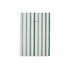 All the Luck in the World Klein Notitieboekje Journal met Strepen Groen Wit All the Luck in the World Klein Notitieboekje Journal met Strepen Groen Wit