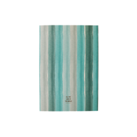 Small Notebook Notes met Stripes Blue Grey