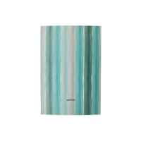 Small Notebook Notes met Stripes Blue Grey