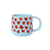 All the Luck in the World Mok Blauw met Klaprozen
