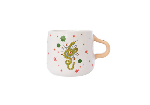 All the Luck in the World Mug Snake with Stars