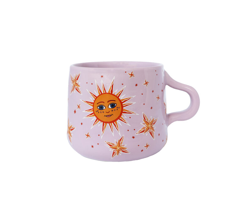 Mug Lilac with Sun