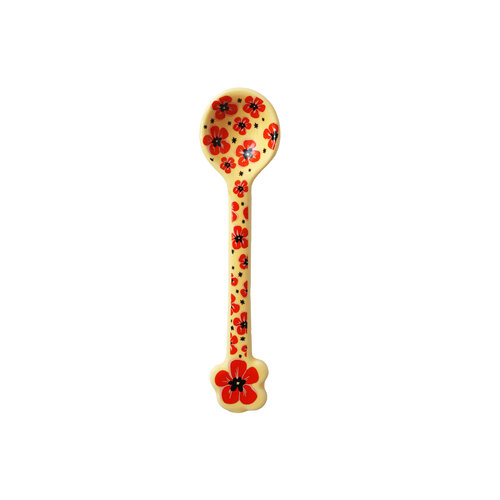 Spoon Yellow with Poppies 