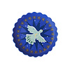 Plate Blue with Moon and Bird