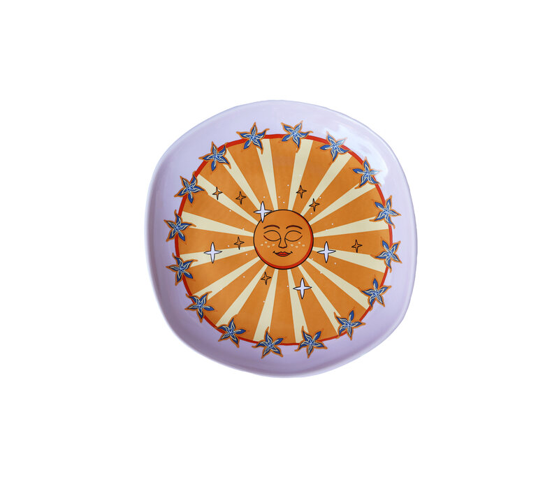 Serveerbord Lila Zon met Sterren