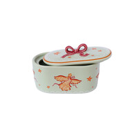Jar Bird with Bow