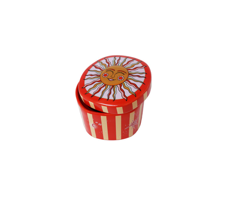 Jar with Stripes and Sun