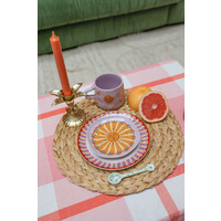 Serving Plate Lilac Sun with Stars