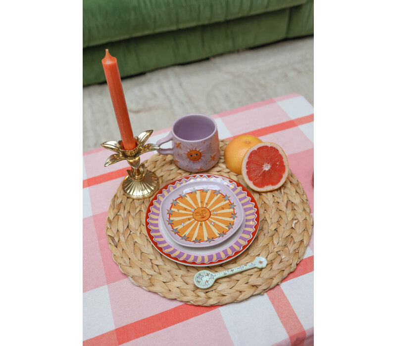 Serveerbord Lila Zon met Sterren