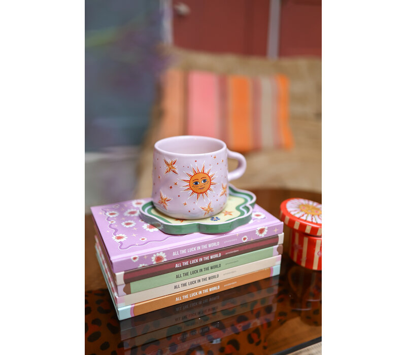 Mug Lilac with Sun