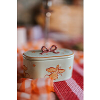 Jar Bird with Bow