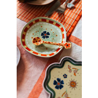 Spoon Yellow with Poppies