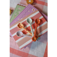 Lepel met Witte Bloem en Sterren