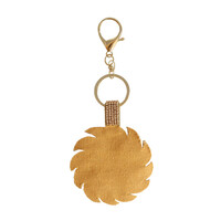 Beaded Keychain - Smiley Sun