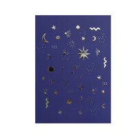 Postcard - Stars Blue
