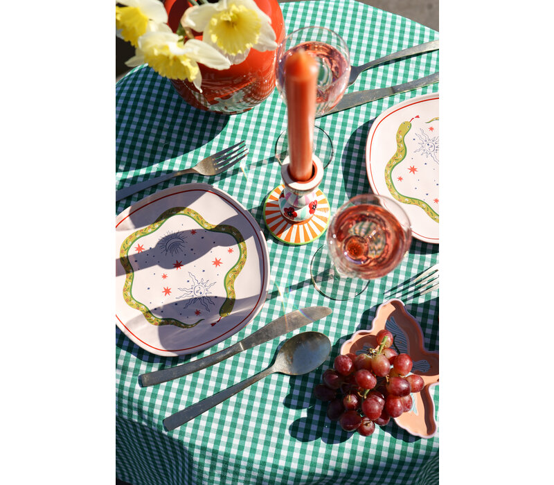 Plate with Snake and Stars