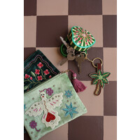 Medium Beaded Wallet - Lucky Bird