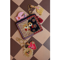 Medium Beaded Wallet - Sun and Moon