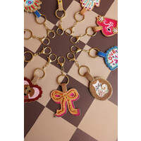 Beaded Keychain - Bow