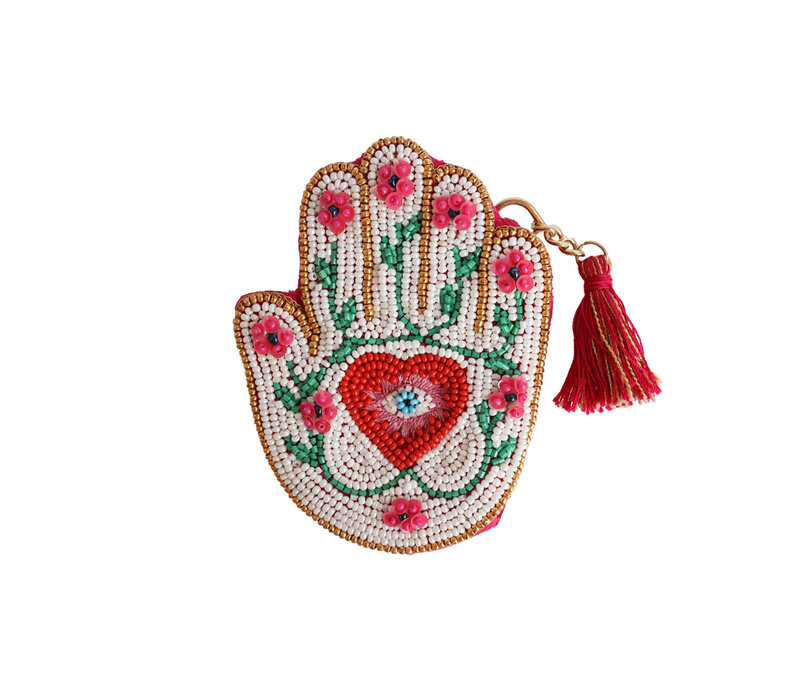Tiny Wallet - Flowery Hand