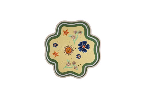All the Luck in the World Serving Plate Lucky Clover