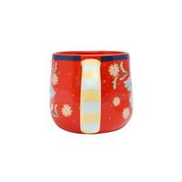 Mok Rood met Vogel